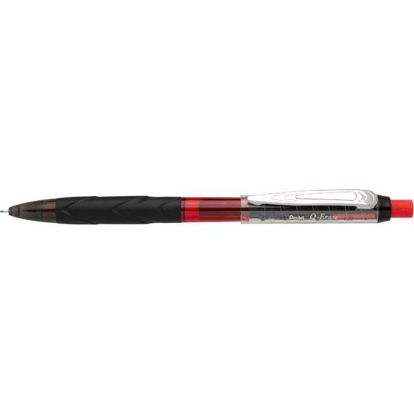 Pentel Druckbleistift Q-Erase, 0,7 mm, schwarz/rot (5103103)