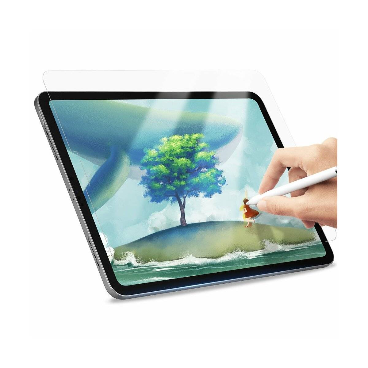 Matte Papier Schutzfolie Displayschutz zum Zeichnen Schreiben PET Folie kompatibel mit Lenovo Tab Plus 11.5"-0