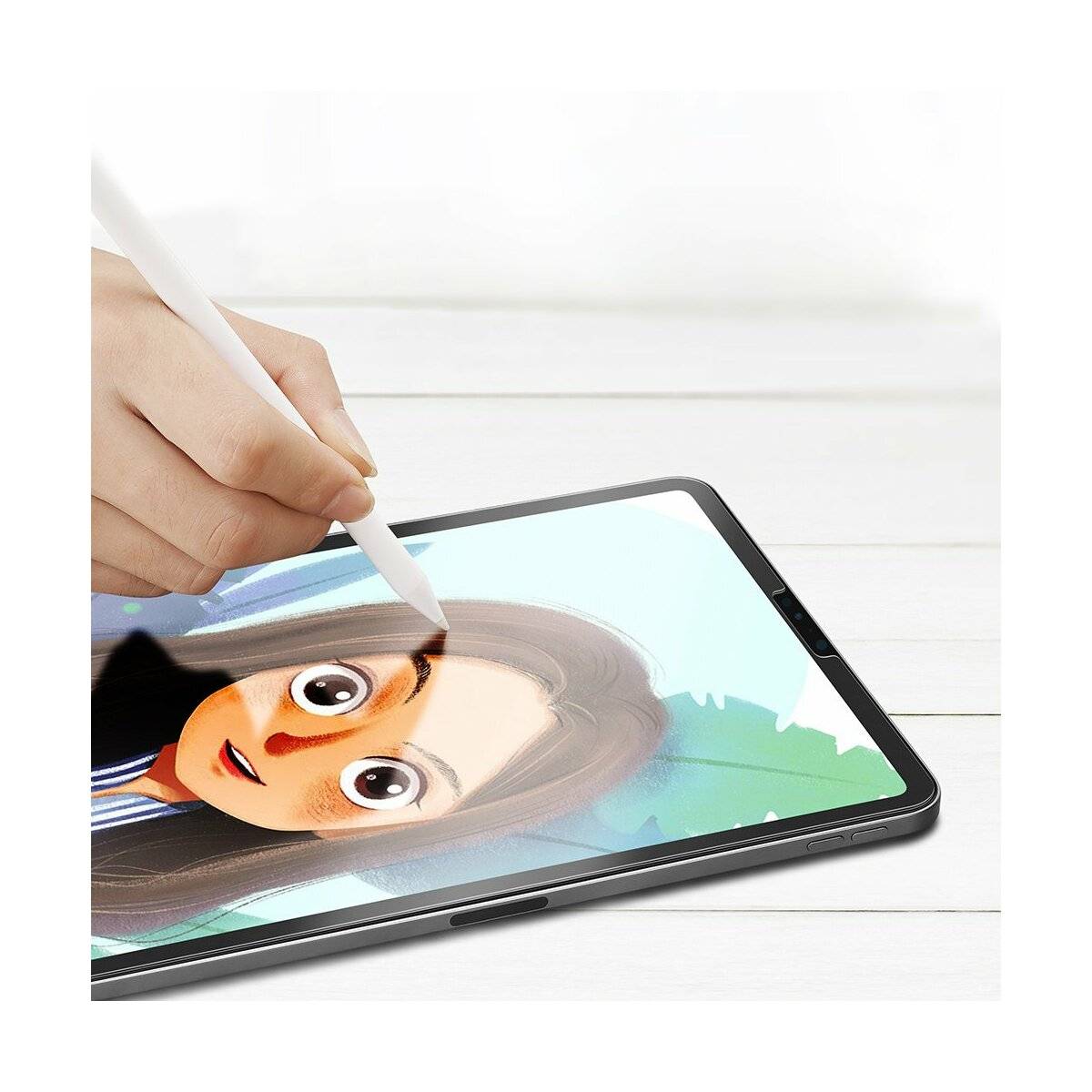 Matte Papier Schutzfolie Displayschutz zum Zeichnen Schreiben PET Folie kompatibel mit Lenovo Tab Plus 11.5"-2