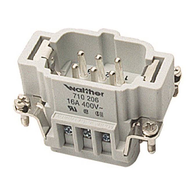 Walther Stifteinsatz B6 710206 0,5-2,5qmm, 20-14AWG Industriematerial Verbindungstechnik-0