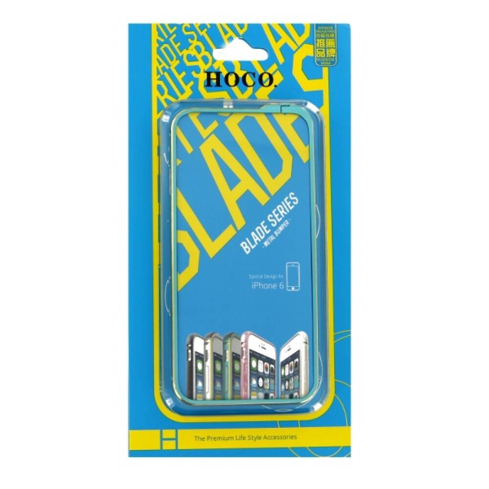 HOCO iPhone 6/6S Metal Bumper blue-2