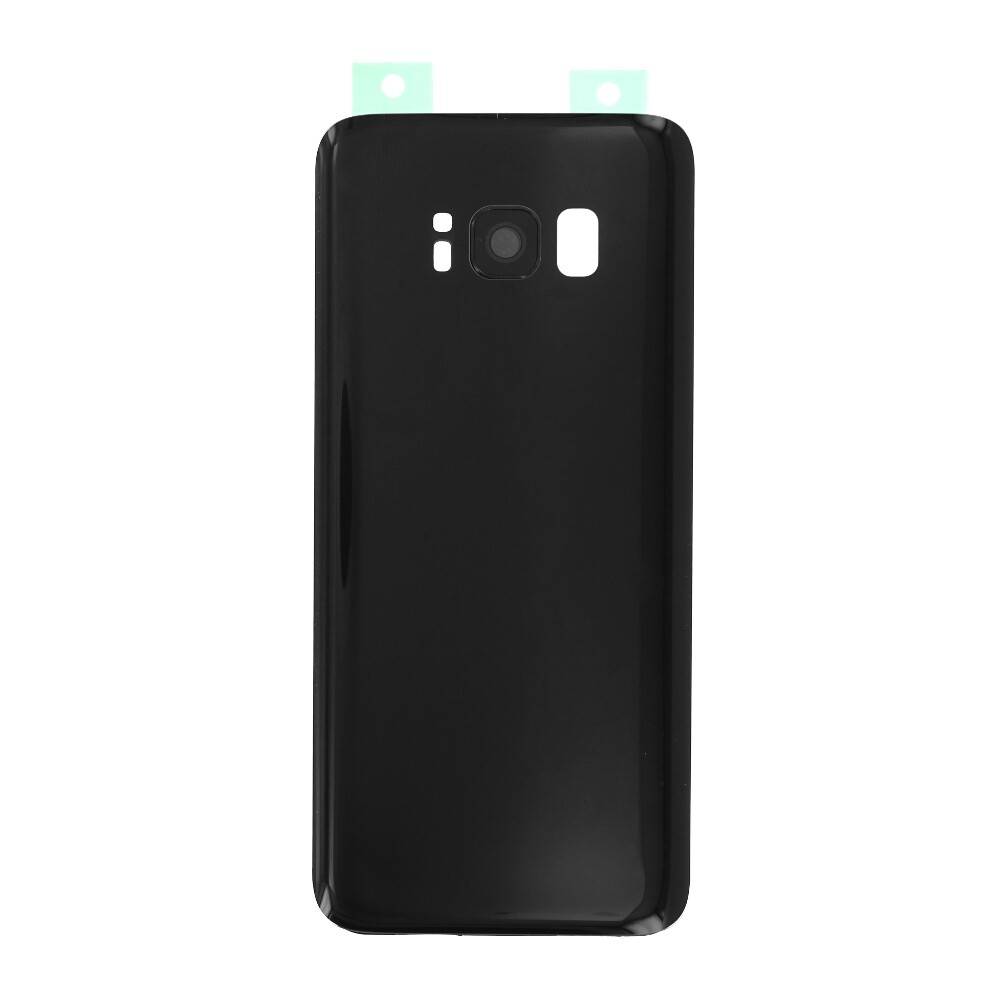für Samsung Galaxy S8 Akkudeckel Backcover schwarz ohne Logo Akkufachdeckel-0