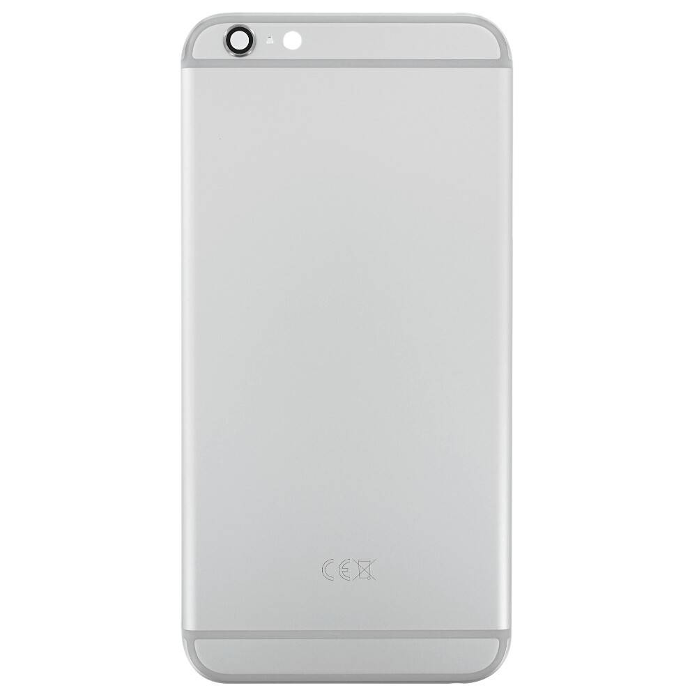 für iPhone 6s Plus Akkufachdeckel Backcover Silber Rückseite-0