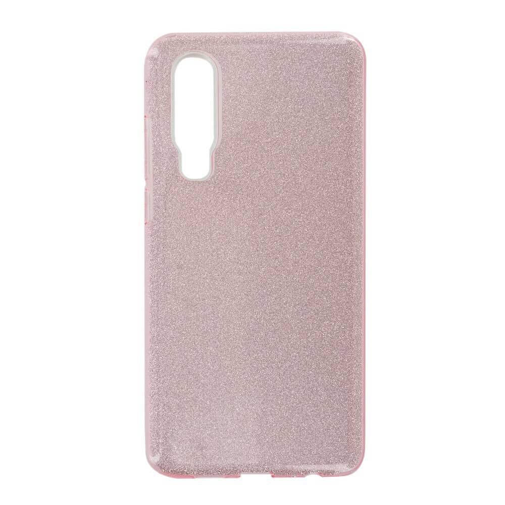 Glitzernde Silikon Handyhülle für Huawei P30 Pink cnt1293-0