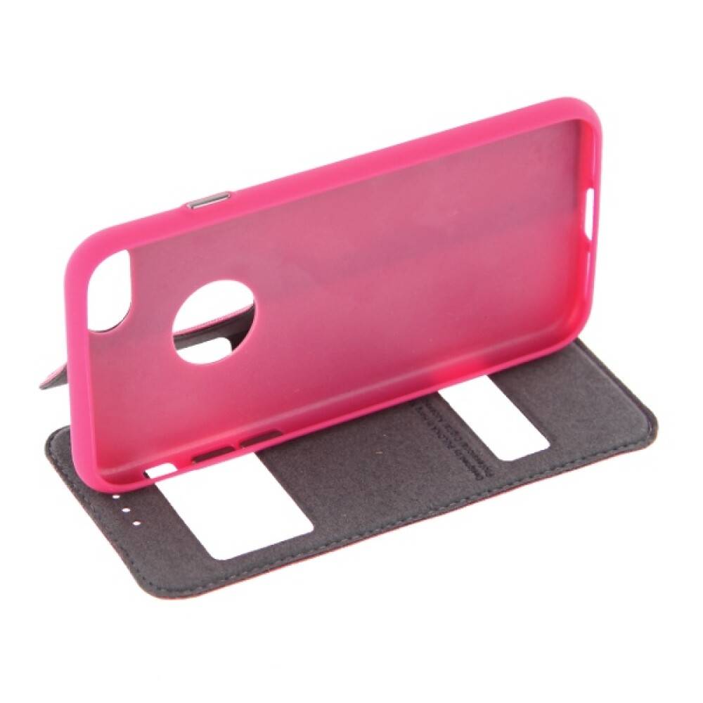 Flip Hülle Handyhülle für iPhone 7 Pink Schutz Case-2