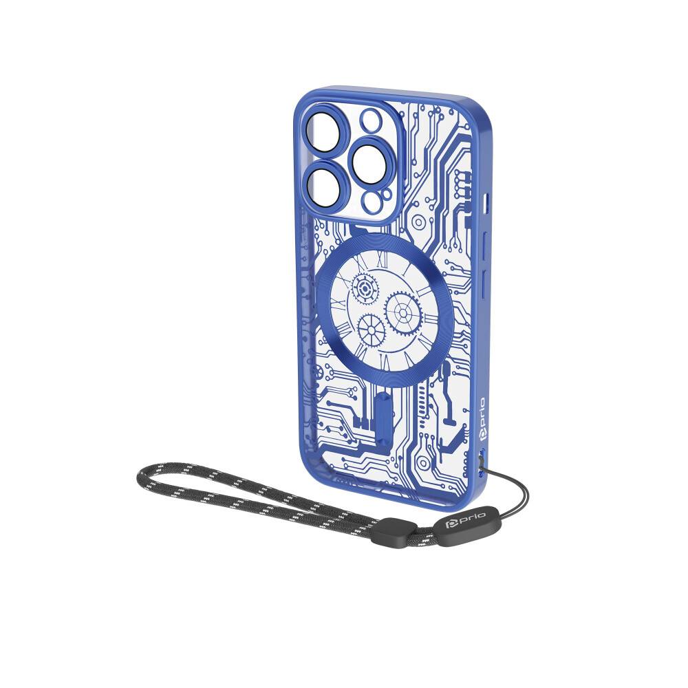 prio elegante Handyhülle MAG für iPhone 16 Pro Max (6, Zoll) blau-3