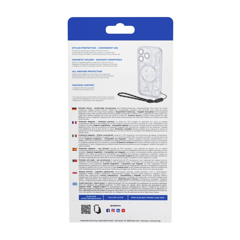 prio elegante Handyhülle MAG für iPhone 16 Pro Max (6,9 Zoll) silber-4