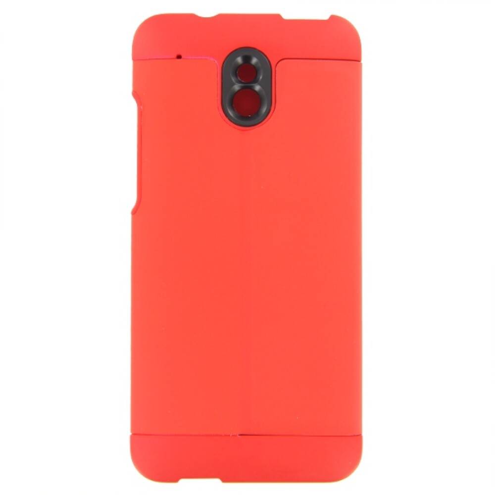 Original Flip Case Handyhülle für HTC One Mini Rot HCV851-1