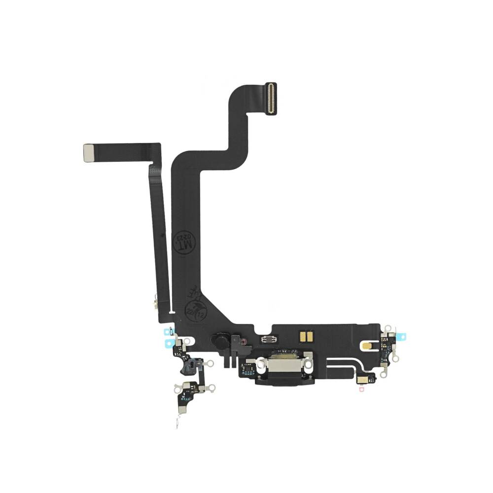 Ladebuchse für iPhone 14 Pro Max Space Schwarz Dock Connector Flex-0