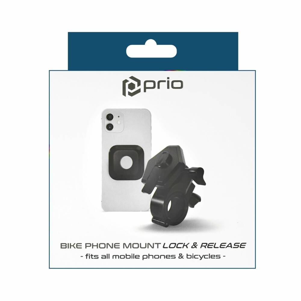 prio Fahrrad-Handyhalterung / Handyhalter mit schneller Lock & Release Funktion-3