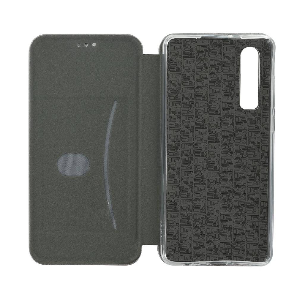 Flip Schutzhülle für Huawei P30 Grau Handyhülle Tasche Schutz Case cnt1276-2
