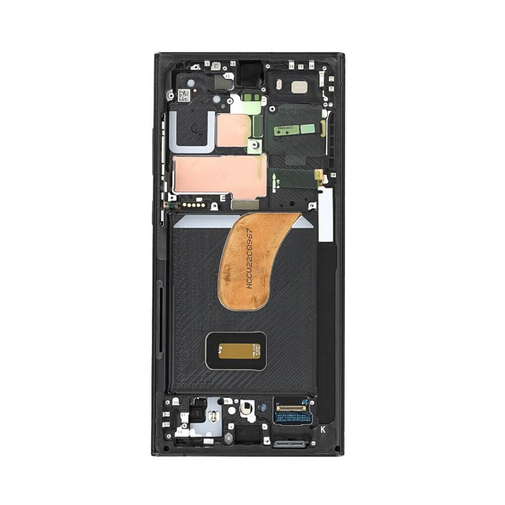 Original Display für Samsung Galaxy S23 Ultra LCD + Rahmen Schwarz GH82-30466A-0