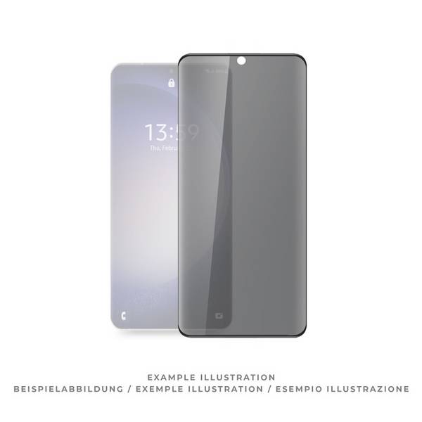 prio 3D Anti-Spy Panzerglas für Samsung S24 Ultra schwarz