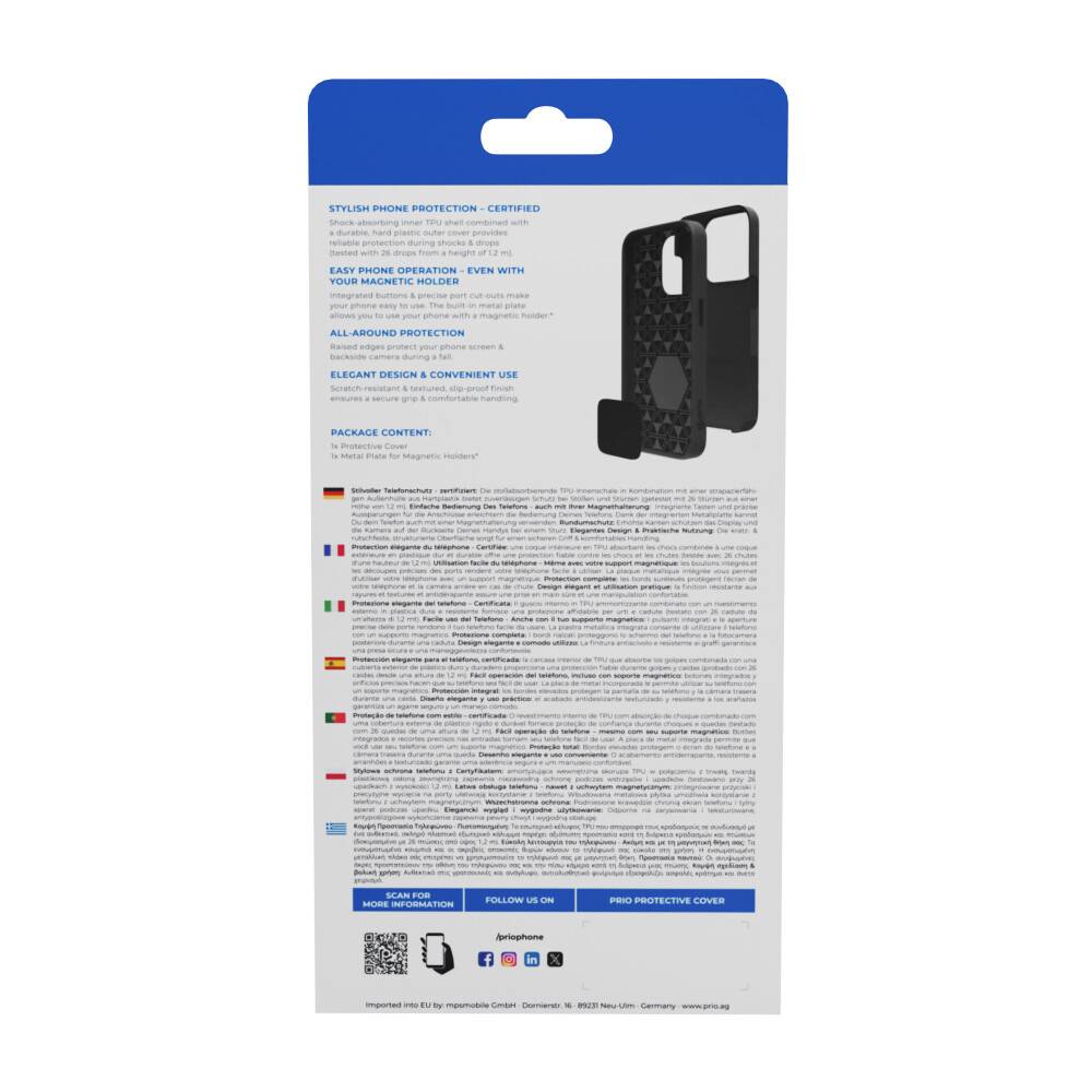 prio Schutzhülle für iPhone 16 Pro Max (6,9 Zoll) schwarz-2