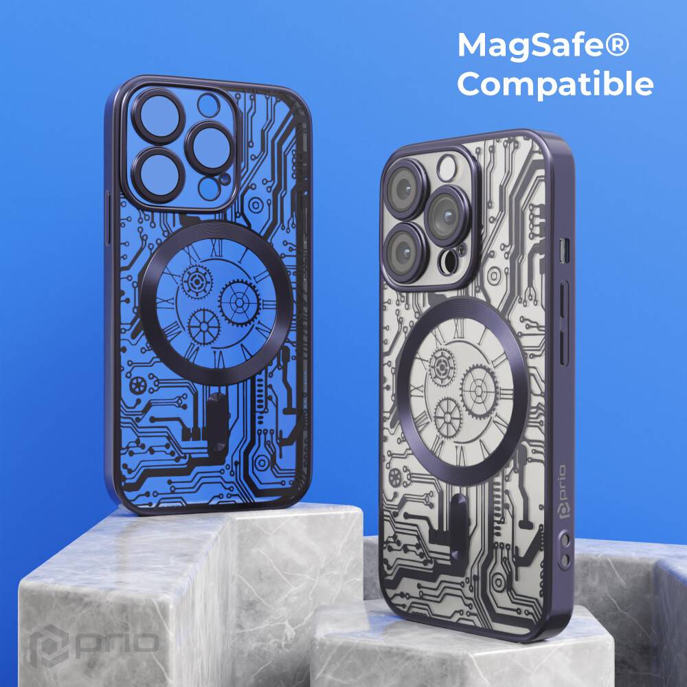 prio elegante Handyhülle MAG für iPhone 15 Plus schwarz-0