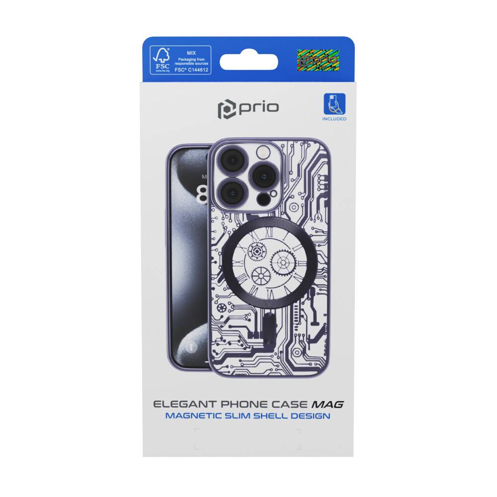 prio elegante Handyhülle MAG für iPhone 15 Plus schwarz-3