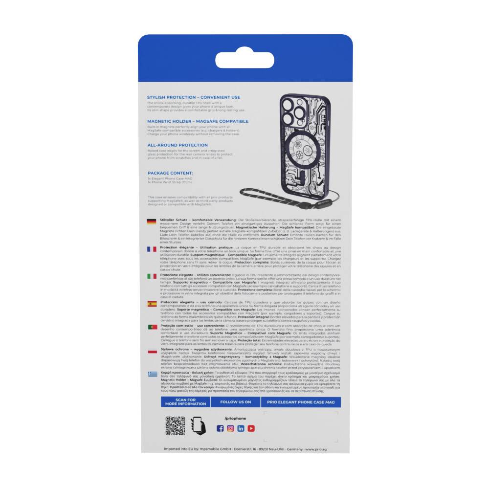 prio elegante Handyhülle MAG für iPhone 15 Plus schwarz-4