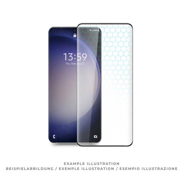prio 3D Anti-Scratch Panzerglas für Samsung S24 schwarz