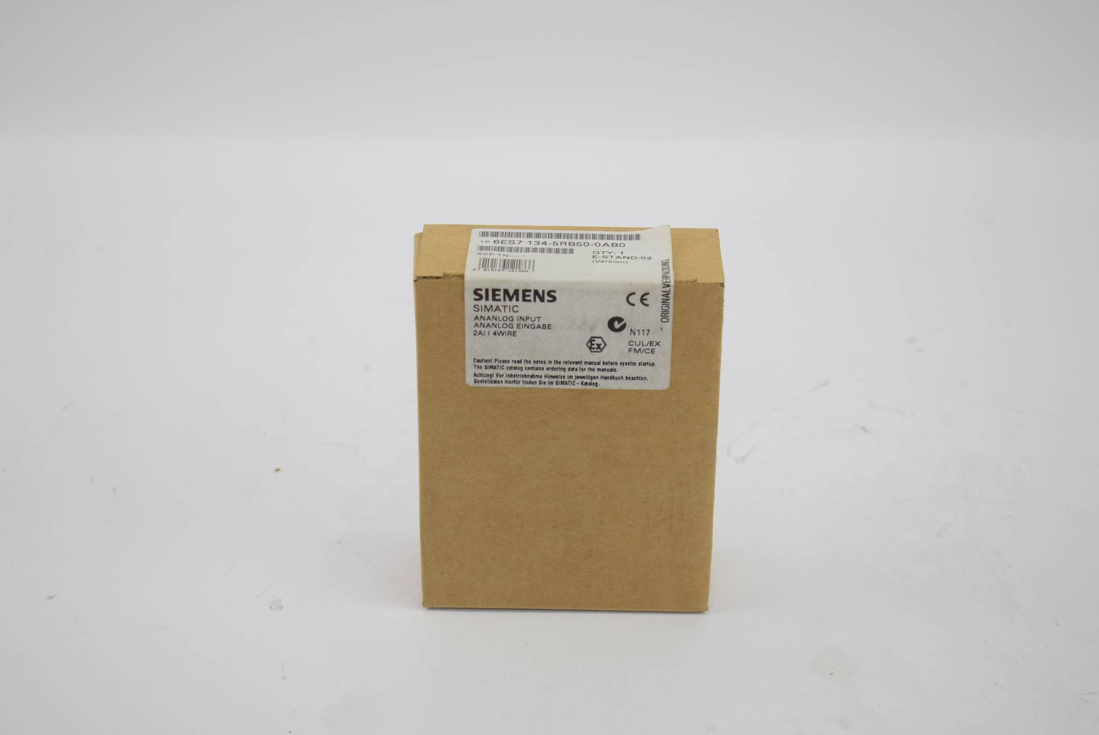 Siemens Simatic Analogeingang 6ES7134-5RB50-0AB0 ( 6ES7 134-5RB50-0AB0 ) E. 02