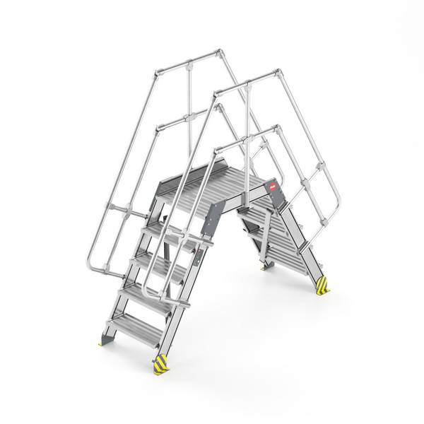 Hailo Überstieg stationär Neigung 60° Stufenbreite 600mm 8 Stufen