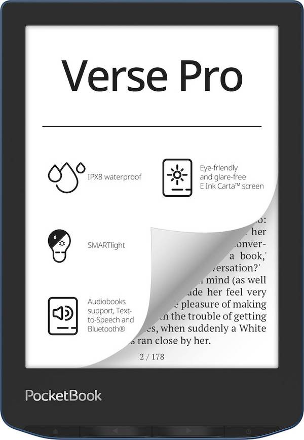 Verse PRO - eBook-Reader - Linux 3.10.65 - 16 GB - 15.2 cm (6")