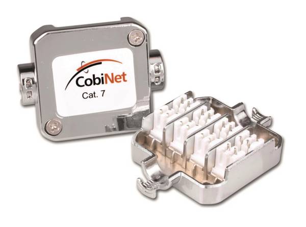 CobiNet 112711 Kabelverbinder LS Kat.7 (BxHxT):48x16x39mm Install.Baumaterial Netzw.Telekomm