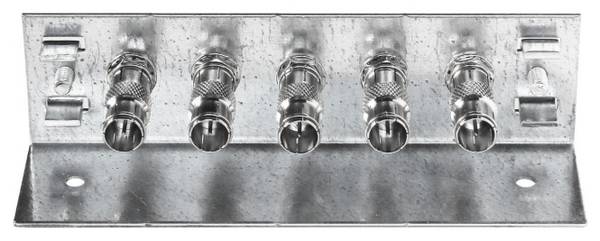 AXING Erdungswinkel einreihig QEW 5-12 Quickfix 5-fach Erdung u. Pot.-ausgleich Install.Baumaterial