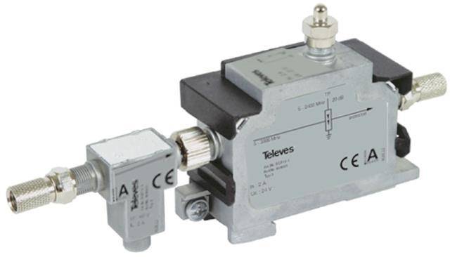 Televes Kombi-Ableiter f.Grob-/ UGF13-1 Feinschutz Typ 1+3 75Ohm SAT/BK 494801 Install.Baumaterial-0
