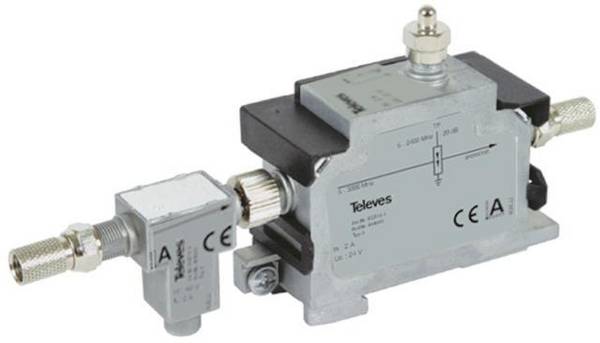 Televes Kombi-Ableiter f.Grob-/ UGF13-1 Feinschutz Typ 1+3 75Ohm SAT/BK 494801 Install.Baumaterial