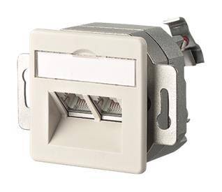 Metz E-DAT Design 8/8(8) EK 1307444001-I Cat5e Class E RAL 1013 Install.Baumaterial Netzw.Telekomm-0