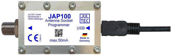 Jultec Programmieradapter JAP100 Install.Baumaterial Antennen Sat-Anlagenzubehör