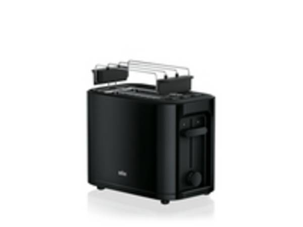 Braun HT3010BK 7 2 Scheibe(n) 1000 W Schwarz Hausgeräte Kleingeräte Backen Grillen Toast