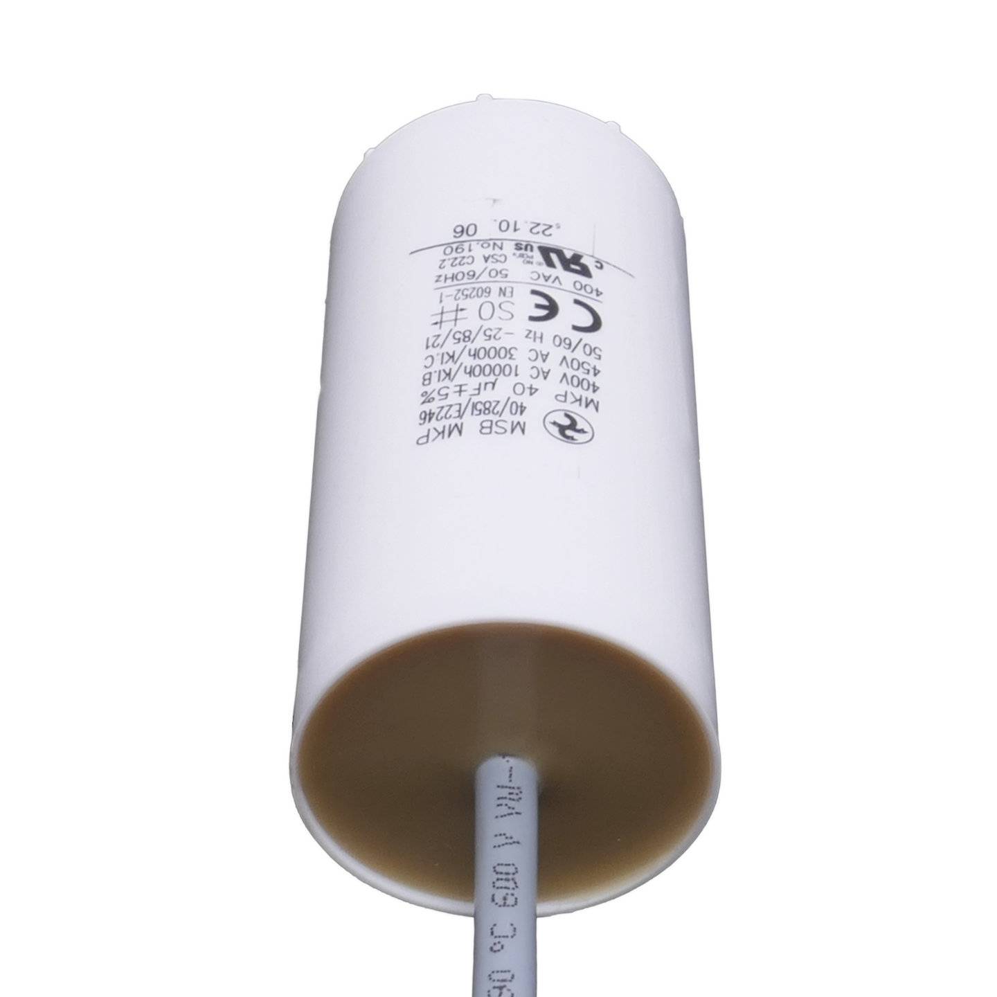 063-285-MSB-MKP Motor-Betriebskondensator 6,3µF 450V Hydra-2
