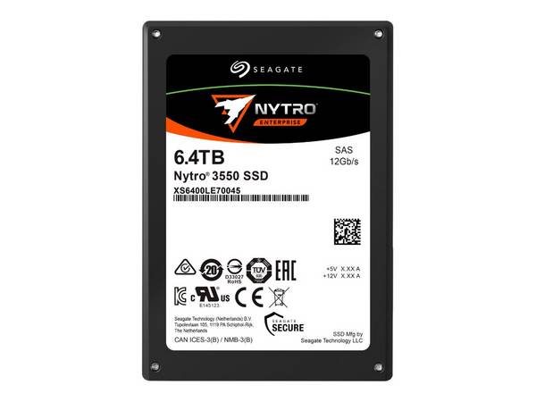 Seagate Nytro 3550 XS6400LE70045 - SSD - Mixed Workloads - 6.4 TB - Internal - 2.5inch (6.4 cm)