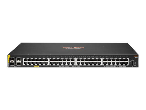 HPE Aruba Networking CX 6000 48G Class4 PoE 4SFP 740W Switch - Switch - L3 - managed - 48 x 10/100/1000 (PoE)