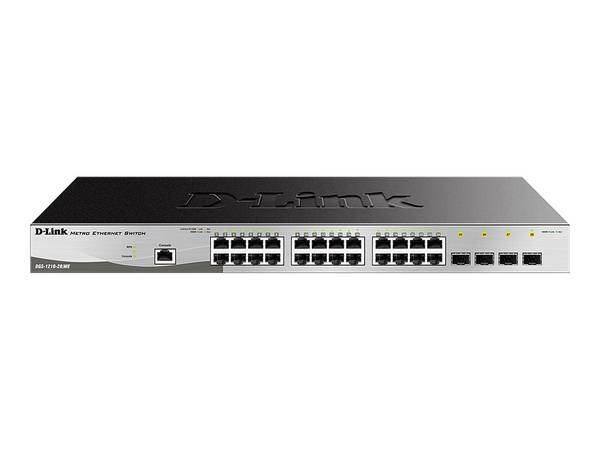 D-Link DGS 1210-28/ME - Switch - managed - 24 x 10/100/1000  4 x Gigabit SFP