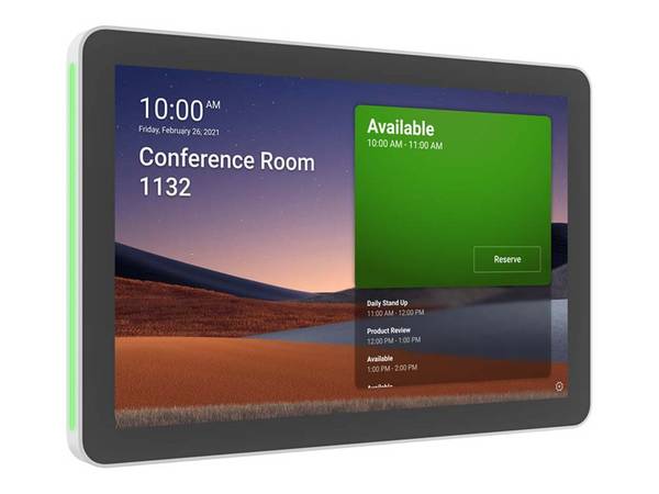 Logitech Tap Scheduler Purpose-Built Scheduling Panel for Meeting Rooms - Videok