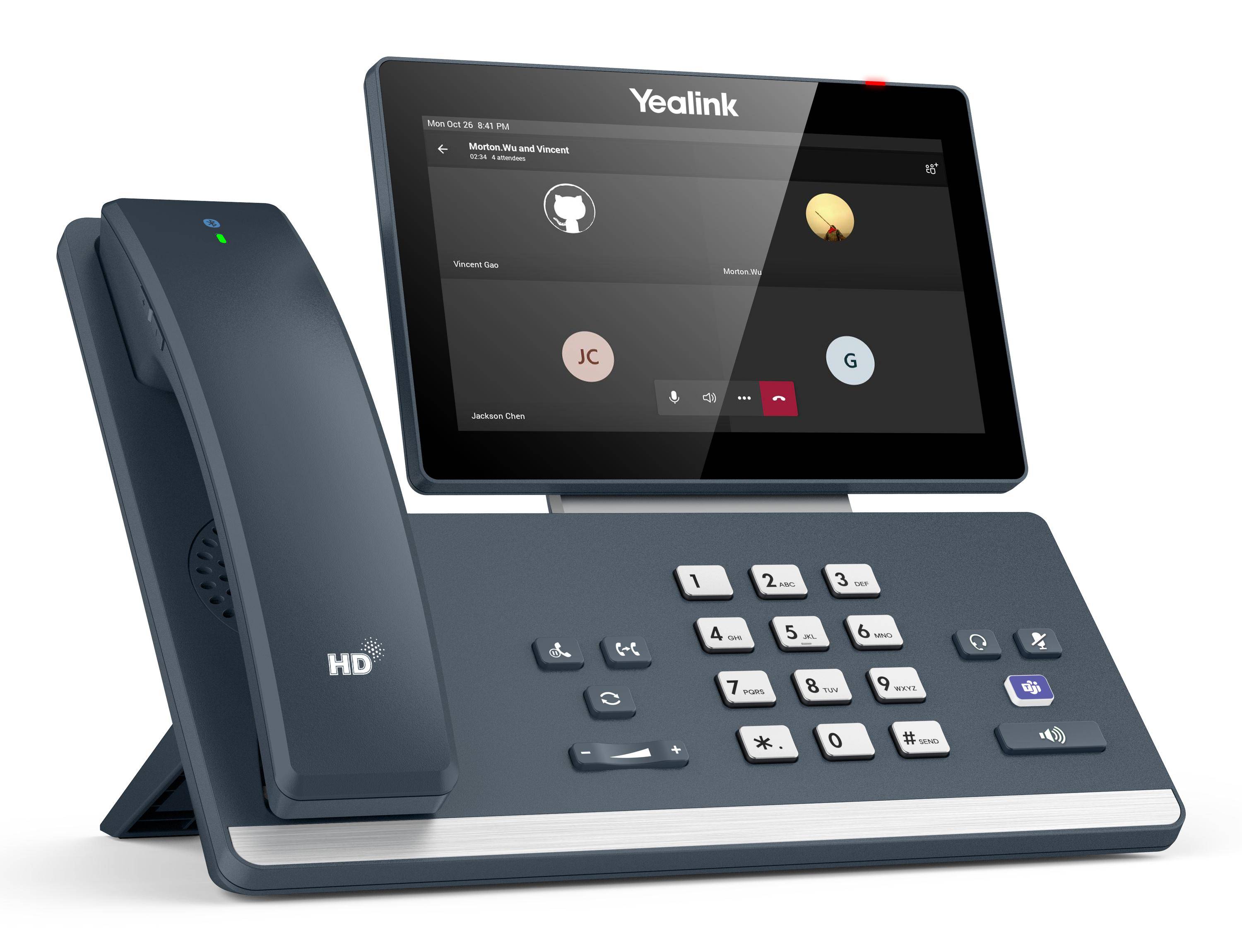 Yealink MP58-WH E2 - VoIP-Telefon - mit Bluetooth-Schnittstelle mit Rufnummernanzeige/Anklopffunktion-1