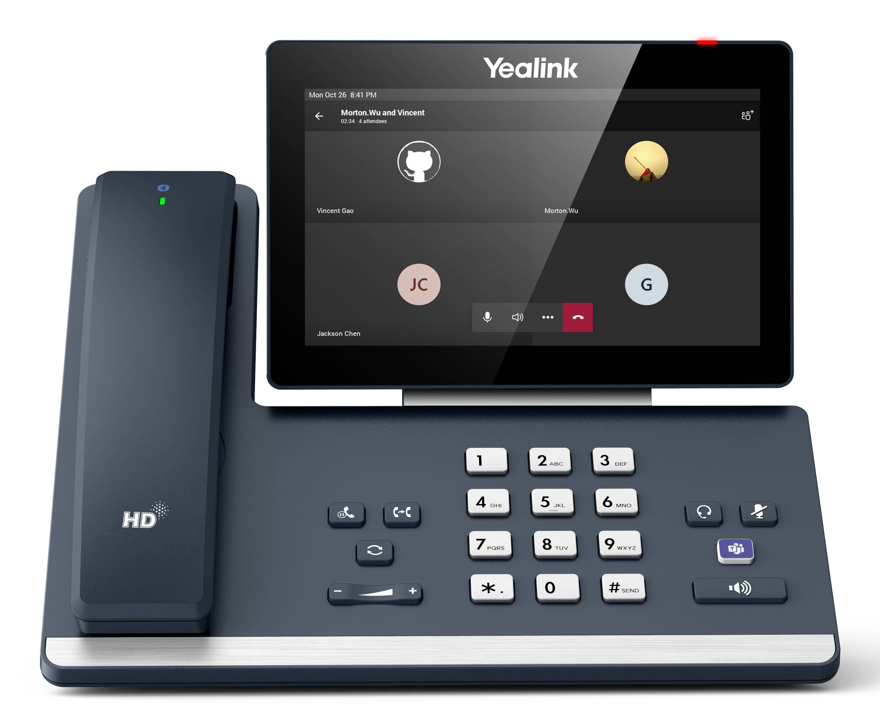 Yealink MP58-WH E2 - VoIP-Telefon - mit Bluetooth-Schnittstelle mit Rufnummernanzeige/Anklopffunktion-3