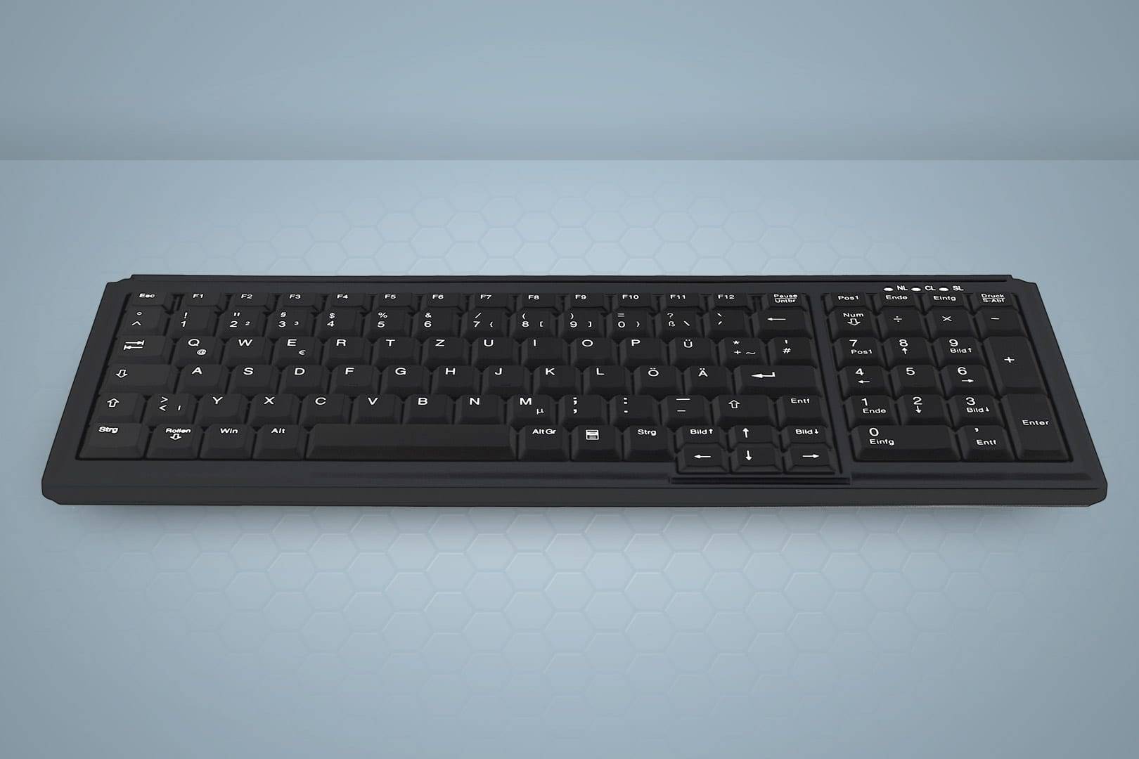 Cherry Industry 4.0 Compact Notebook Style Keyboard with NumPad USB Black-2