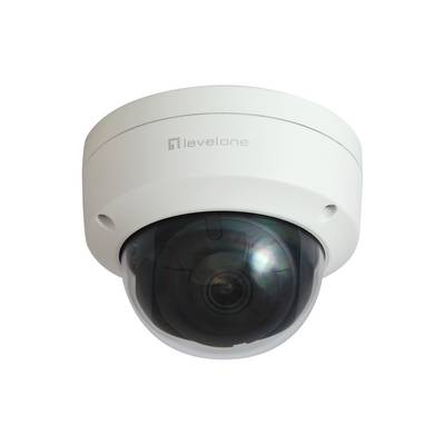 LEVELONE - IPCam FCS-3402 Dome Out 2MP H.265 IR6 PoE - Netzwerkkamera-0