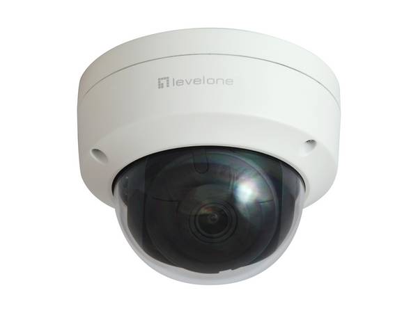 LEVELONE - IPCam FCS-3402 Dome Out 2MP H.265 IR6 PoE - Netzwerkkamera
