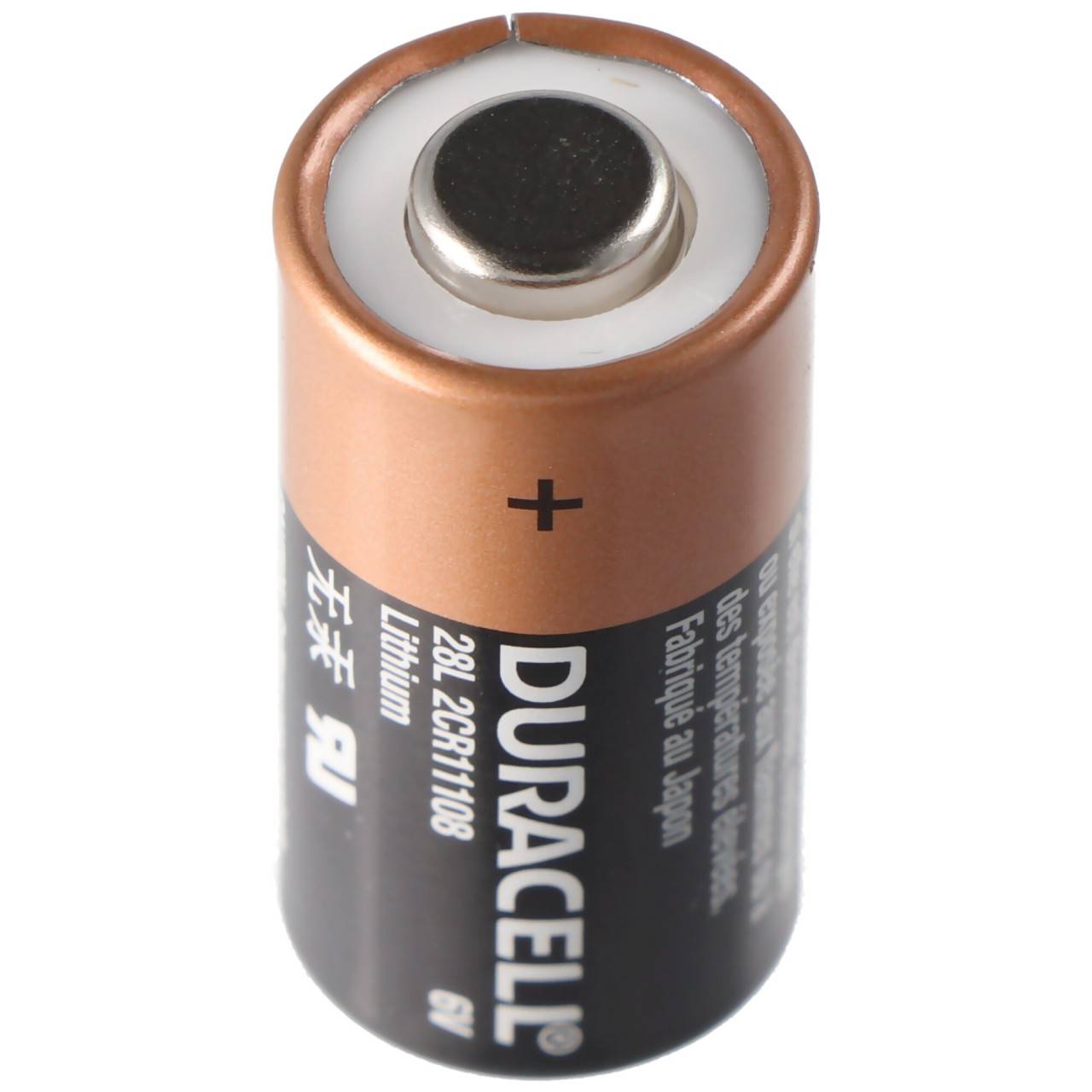 Duracell Photobatterie PX28L Lithium 6V 150mAh, 2CR11108, 2CR13252, L544-0