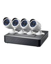 LevelOne CCTV 8-Kanal Fix Out H.265 IR 4xCam inkl.