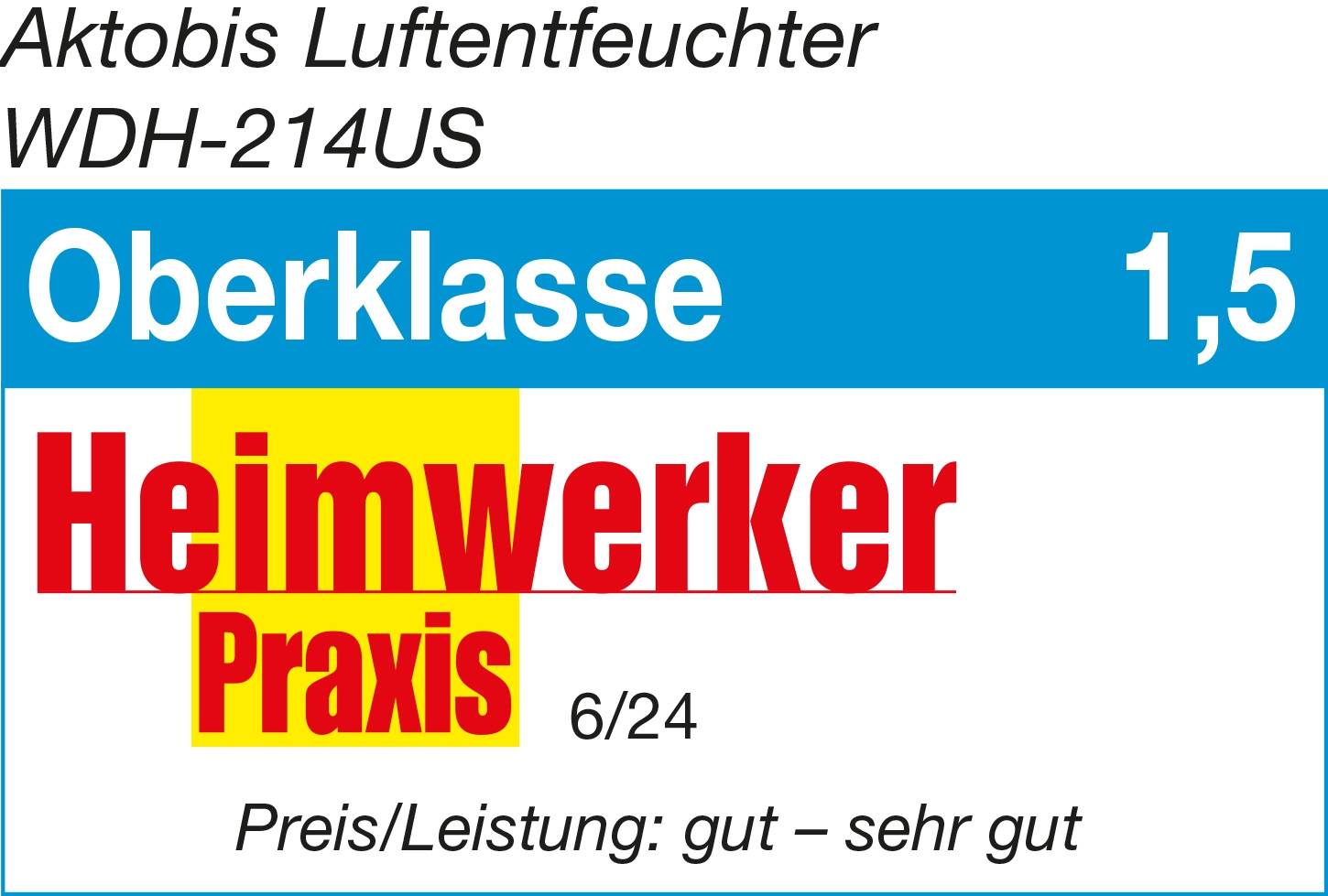 Preisbild für WDH Luftentfeuchter WDH-214US - für 30m² - 16 Liter/Tag - App-steuerbar