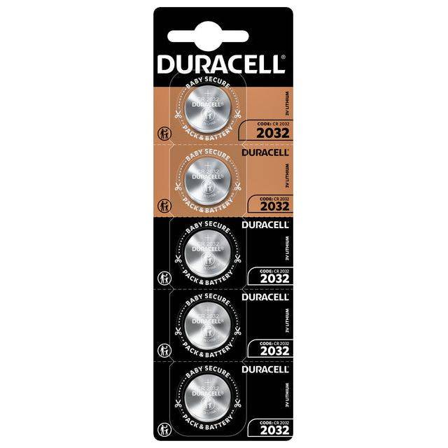 Duracell Knopfzelle CR2032 5er Blister-1