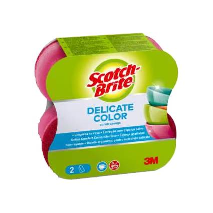 Scotch-Brite Universalschwamm Delicate Color Comfort, pink (18020093)-0