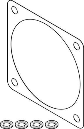 FESTO EADS-F-140A Seal-SET, P/n: 2481484-0