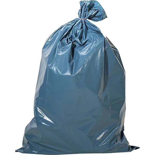 Abfallsäcke 100% PCR LDPE 120 l 37 µm BxL 700 x 1100 mm VE 250 Stk blau. TAKKT Industrial & Packaging GmbH-1