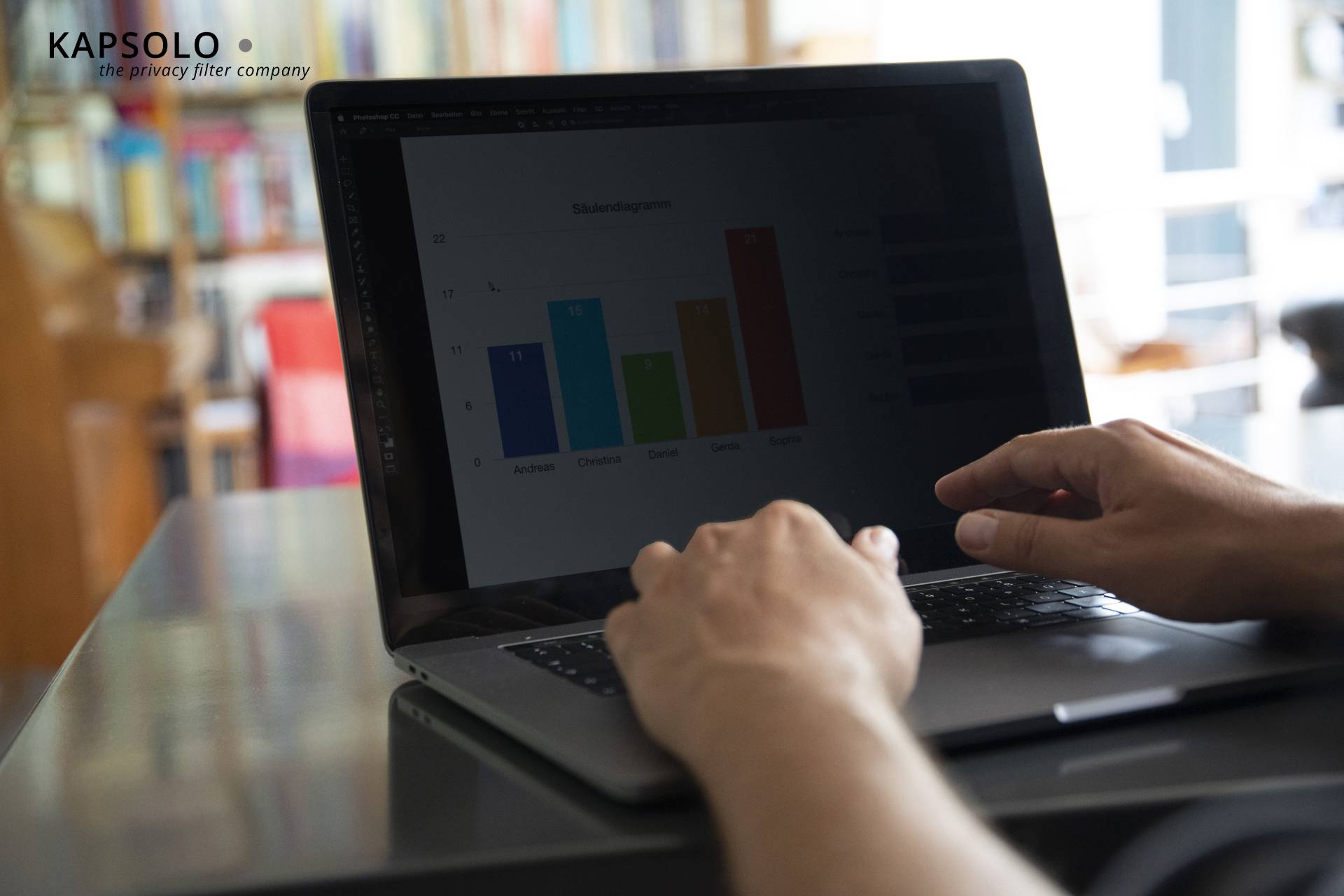 KAPSOLO 2-wege Magnetischer Blickschutzfilter für 33,78cm (13,3") Wide 16:10-3